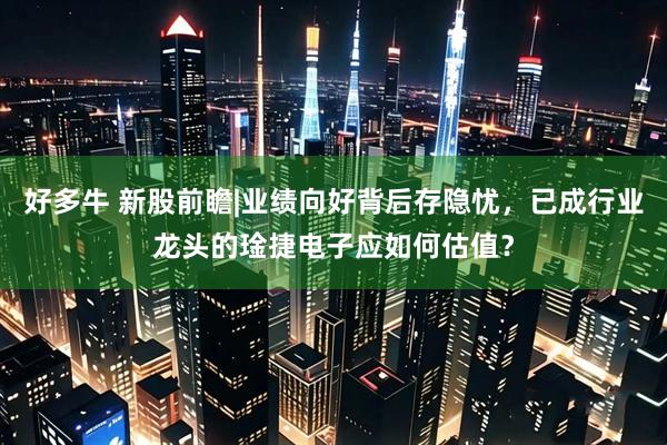 好多牛 新股前瞻|业绩向好背后存隐忧，已成行业龙头的琻捷电子应如何估值？