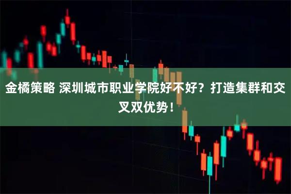 金橘策略 深圳城市职业学院好不好？打造集群和交叉双优势！